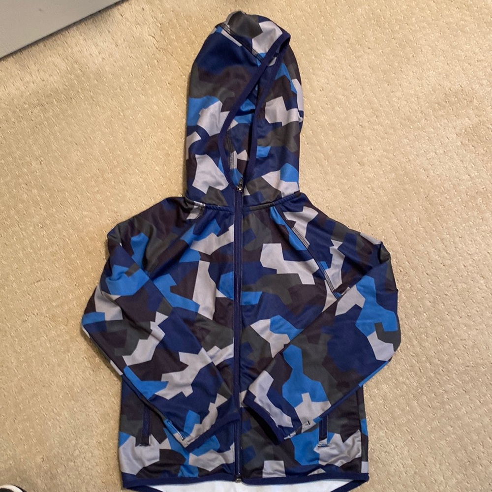 Hanna Anderson Camo Full Zip Hoodie